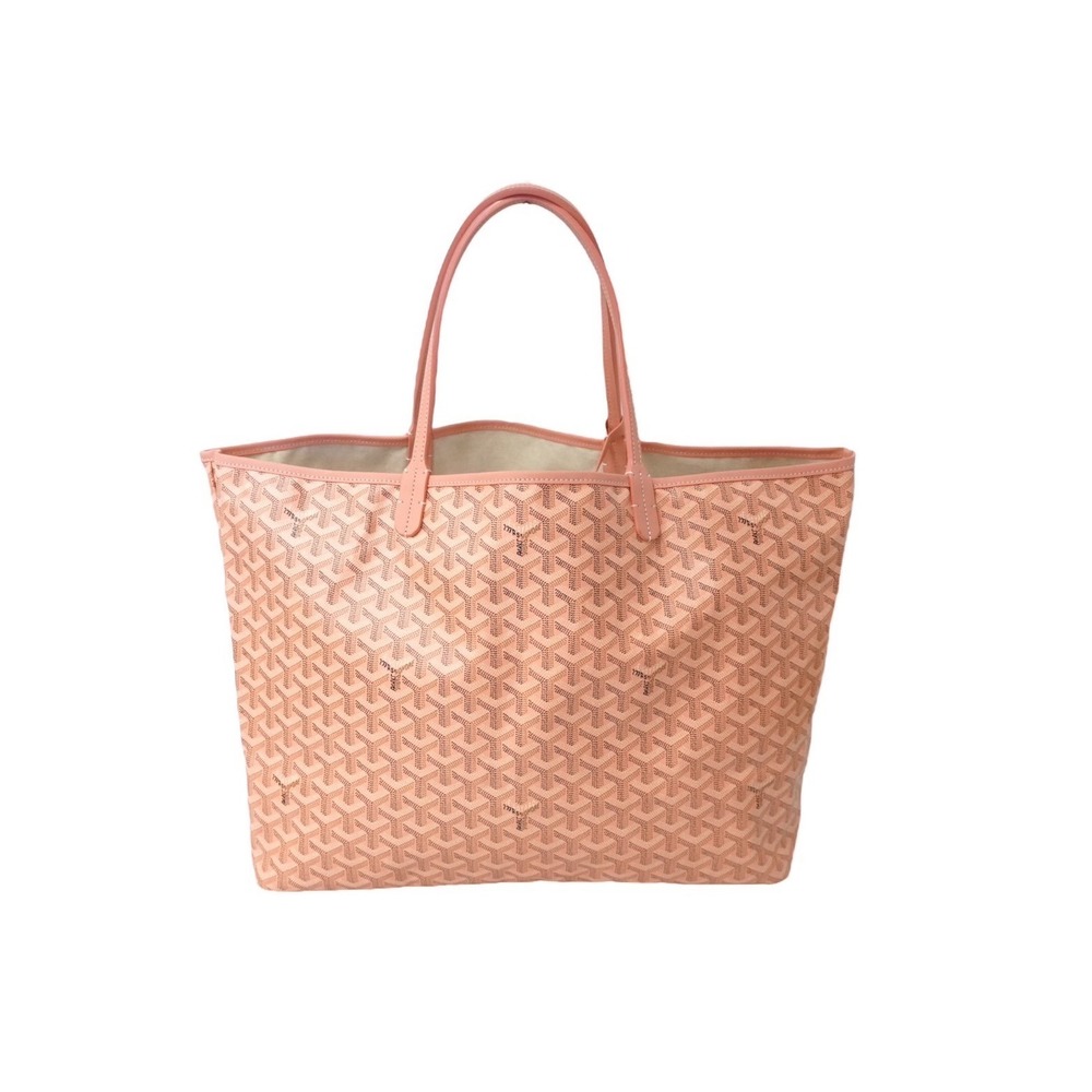 Goyard Saint Louis GM Tote Bag Goyardin Salmon Pink